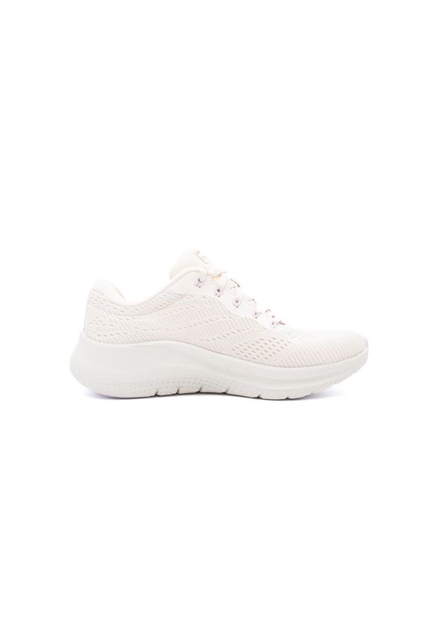 skechers - Buty do chodzenia damskie Skechers Arch Fit 2.0 Big League. Kolor: beżowy. Model: Skechers Sport. Sport: turystyka piesza