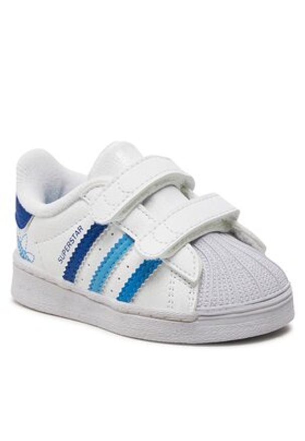 Adidas - adidas Sneakersy Superstar Kids IF3599 Biały. Kolor: biały. Materiał: skóra. Model: Adidas Superstar