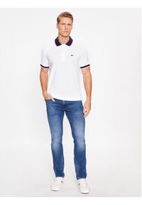 Lacoste Polo PH3461 Biały Regular Fit. Typ kołnierza: polo. Kolor: biały. Materiał: bawełna #3