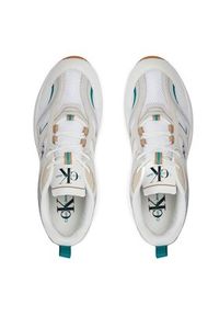 Calvin Klein Jeans Sneakersy Retro Tennis Su-Mesh YM0YM00589 Biały. Kolor: biały. Materiał: mesh #4