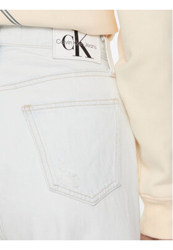 Calvin Klein Jeans Jeansy Mom Jean J20J222147 Niebieski Mom Fit. Kolor: niebieski