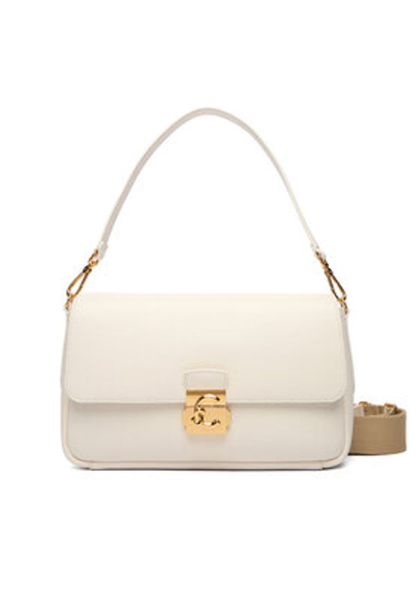 Coccinelle Torebka U4K Coccinelle C-Me Lock E1 U4K 12 01 01 Écru. Materiał: skórzane