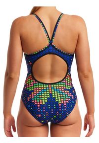 Strój kąpielowy jednoczęściowy FUNKITA B-Fly - Diamond Back. Kolor: niebieski