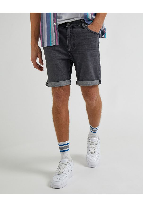 Lee - MESKIE SZORTY LEE RIDER SHORT WORN IN SHADOW 112331757
