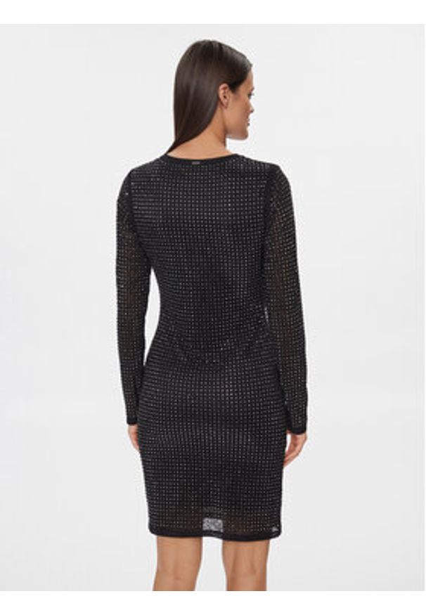 Guess Sukienka koktajlowa W4RK46 KBZX0 Czarny Bodycon Fit. Kolor: czarny. Materiał: syntetyk. Typ sukienki: bodycon. Styl: wizytowy