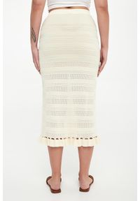 Twinset Milano - Spódnica ażurowa midi TWINSET. Wzór: ażurowy #4