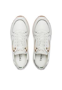 TwinSet - TWINSET Sneakersy 241TCP080 Biały. Kolor: biały. Materiał: skóra