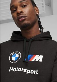 Puma - Męska bluza z kapturem BMW M Motorsport ESS PUMA Black. Typ kołnierza: kaptur. Kolor: czarny