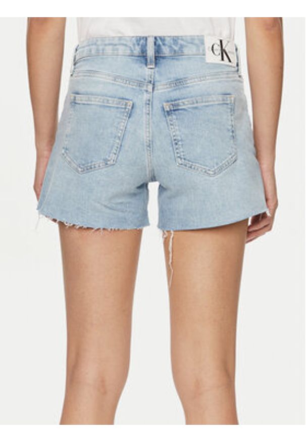 Calvin Klein Jeans Szorty jeansowe J20J222809 Niebieski Regular Fit. Kolor: niebieski. Materiał: bawełna