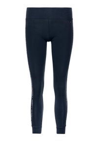 TOMMY HILFIGER - Tommy Hilfiger Legginsy UW0UW00563 Granatowy Slim Fit. Kolor: niebieski. Materiał: bawełna #6