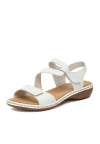 Rieker Sandały CEO-659C7-80 Biały. Kolor: biały. Materiał: skóra #2