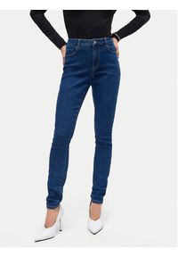 Vero Moda Jeansy Elly 10310613 Granatowy Skinny Fit. Kolor: niebieski