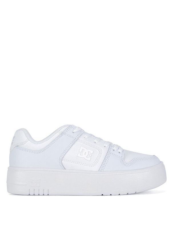 Sneakersy DC Shoes. Kolor: biały. Obcas: na platformie