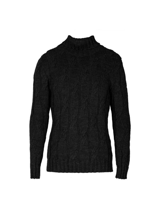 Xagon Man Sweter "Turtleneck" | A21081J10301 | Mężczyzna | Czarny. Okazja: na co dzień. Typ kołnierza: golf. Kolor: czarny. Materiał: akryl, wełna. Styl: casual