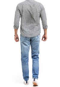 Wrangler - WRANGLER TEXAS TAPER MĘSKIE SPODNIE JEANSOWE OKIE W12T7328O 112320077 #8