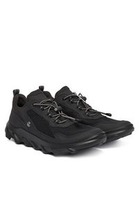 ecco - ECCO Sneakersy Mx W 82026351052 Czarny. Kolor: czarny. Materiał: materiał