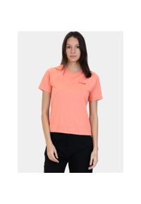 columbia - Koszulka sportowa damska Columbia Summit Valley. Kolor: czerwony. Długość rękawa: krótki rękaw. Długość: krótkie. Sport: turystyka piesza #1