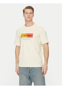 Jack & Jones - Jack&Jones T-Shirt Frederiksberg 12278266 Écru Regular Fit. Materiał: bawełna #1