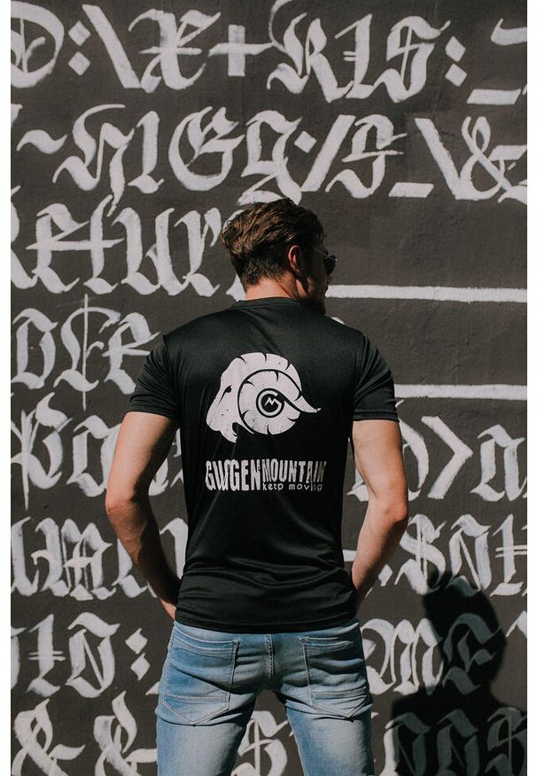 GUGGEN MOUNTAIN - Funkcjonalna koszula sportowa Outdoor Szybkoschnąca. Kolor: czarny, wielokolorowy, biały. Materiał: poliester. Sport: outdoor