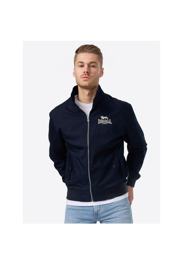 Kurtka puchowa Lonsdale Classic. Kolor: wielokolorowy, niebieski, szary. Materiał: puch