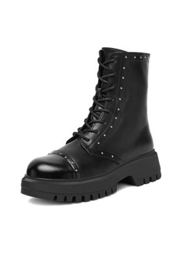 DeeZee Trzewiki CEO-HY59067-7 Czarny. Kolor: czarny. Materiał: materiał