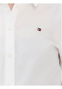 TOMMY HILFIGER - Tommy Hilfiger Koszula WW0WW43577 Biały Regular Fit. Kolor: biały. Materiał: bawełna #5