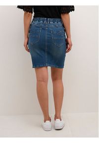 Cream Spódnica jeansowa Dinja 10610186 Granatowy Regular Fit. Kolor: niebieski. Materiał: bawełna #4