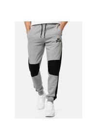 Spodnie do biegania Lonsdale Smerral. Kolor: szary, czarny, wielokolorowy. Materiał: dresówka #1