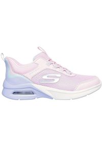 skechers - Adidasy Skechers Microspec Max - Colo, Dzieci. Okazja: na co dzień. Kolor: różowy. Materiał: materiał