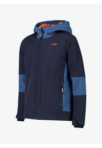 Kurtka dziecięca CMP Etherea. Kolor: niebieski. Materiał: softshell. Styl: sportowy