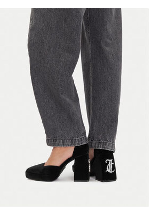 Juicy Couture Czółenka EO-W2SH59501A Czarny. Kolor: czarny. Materiał: materiał