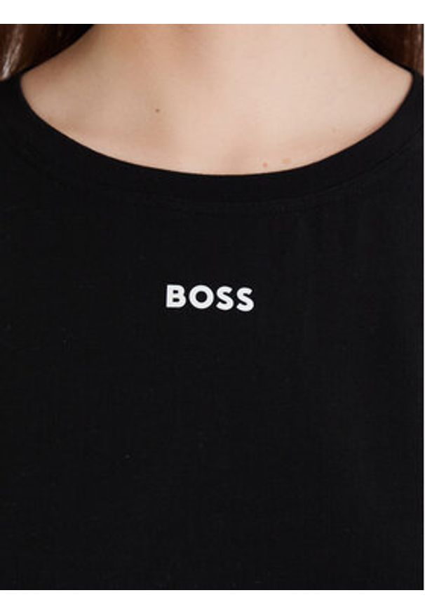 BOSS - Boss T-Shirt 50510322 Czarny Regular Fit. Kolor: czarny. Materiał: bawełna