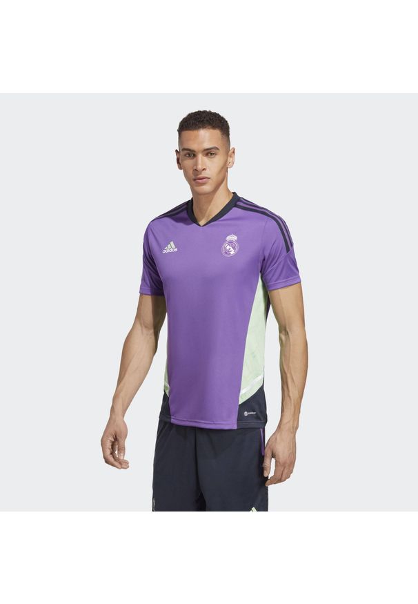 Adidas - Koszulka treningowa Real Madrid Condivo 2022/23. Kolor: fioletowy