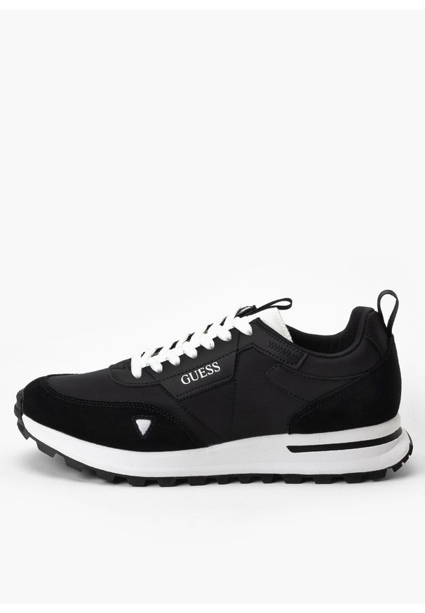 Guess - Sneakersy męskie GUESS GRADO. Okazja: do pracy, na co dzień, na spacer. Kolor: czarny. Sport: turystyka piesza
