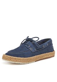 Gino Rossi Espadryle BUMPER-01 MI08 Niebieski. Kolor: niebieski. Materiał: zamsz, skóra #4