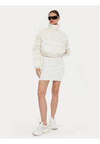 Tommy Jeans Kurtka zimowa Satin DW0DW18292 Beżowy Regular Fit. Kolor: beżowy. Materiał: syntetyk. Sezon: zima #4