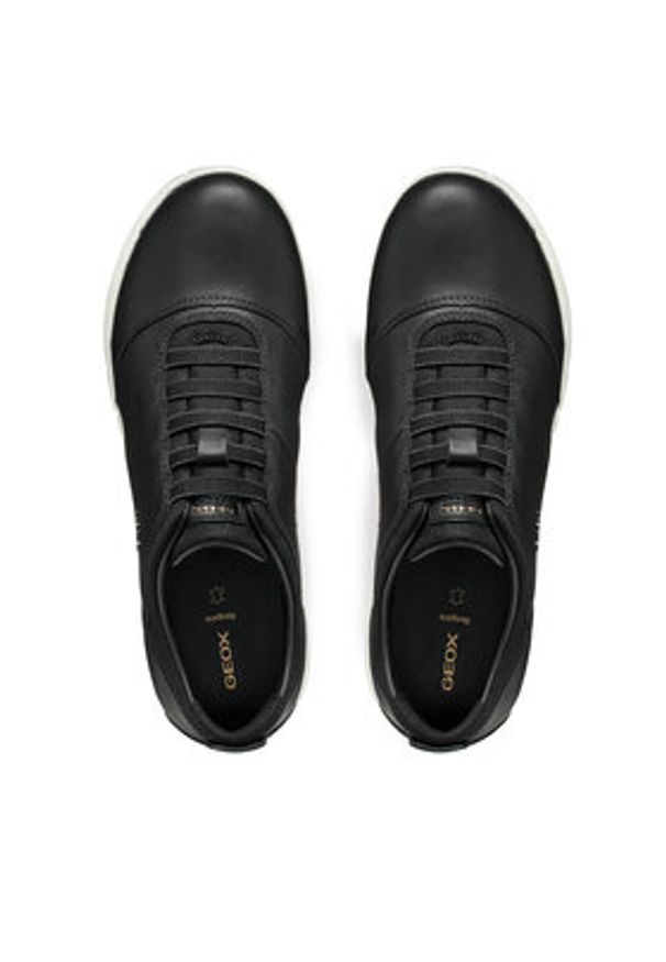 Geox Sneakersy D Nebula 2.0 D45VUC 08514 C9997 Czarny. Kolor: czarny. Materiał: skóra