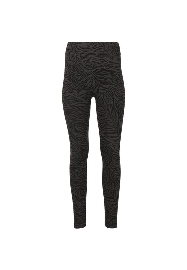 Damskie legginsy Athlecia Anana. Kolor: czarny, brązowy, wielokolorowy. Sport: fitness