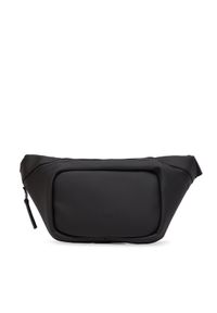 Rains Saszetka nerka Bum Bag Mini W3 14730 Czarny. Kolor: czarny. Materiał: materiał