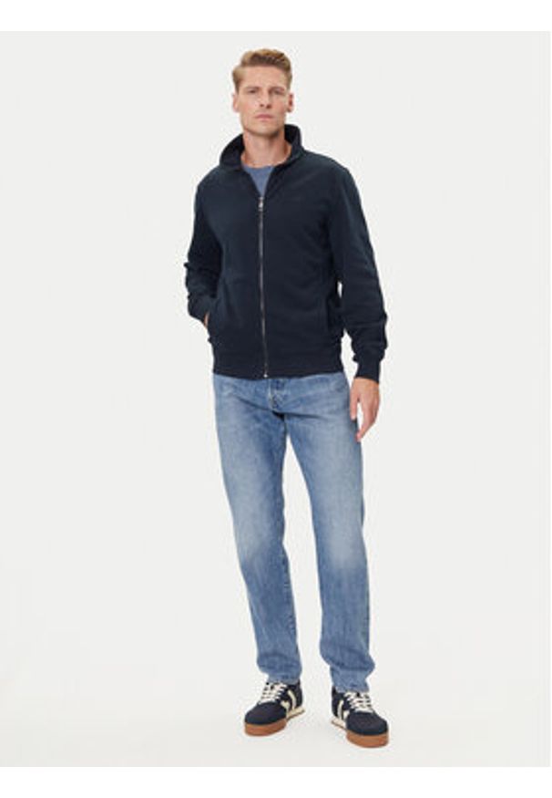 Mustang Bluza 1016967 Granatowy Regular Fit. Kolor: niebieski. Materiał: bawełna