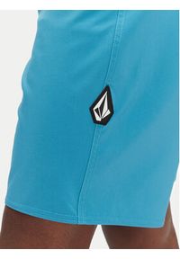 Volcom Szorty kąpielowe Lido Solid A0812416 Niebieski Regular Fit. Kolor: niebieski. Materiał: syntetyk