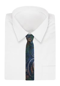 Męski Krawat Angelo di Monti - Wielokolorowy. Kolor: wielokolorowy. Materiał: tkanina. Styl: elegancki, wizytowy #2