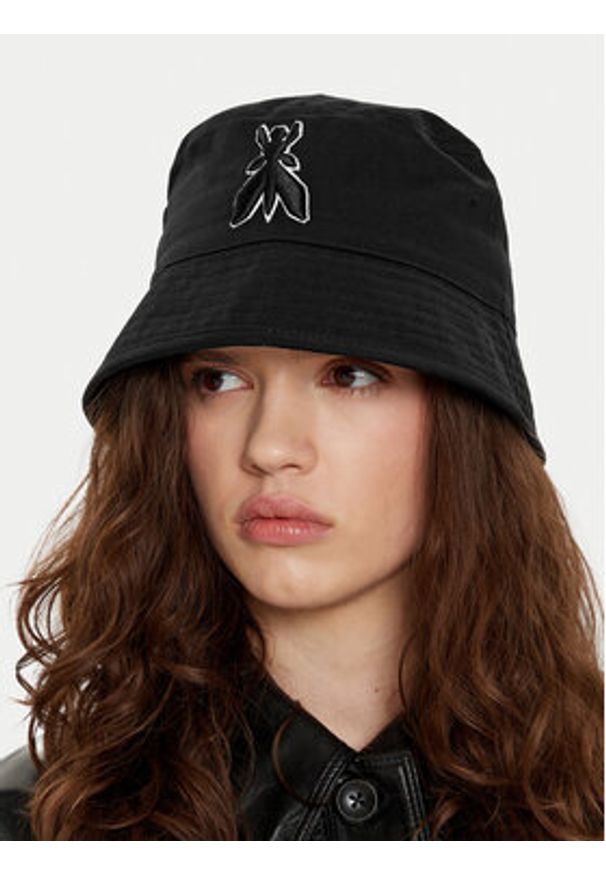 Patrizia Pepe Kapelusz 8F0061/AB01-K103 Czarny. Kolor: czarny. Materiał: bawełna