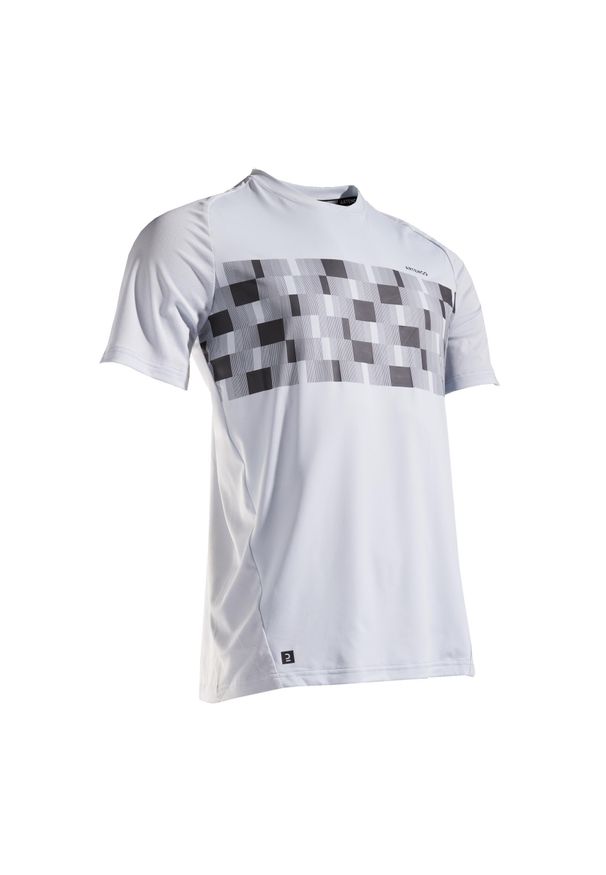 ARTENGO - Koszulka do tenisa męska Artengo TTS 500 Dry. Kolor: niebieski, wielokolorowy, szary. Materiał: materiał, poliester, mesh, elastan. Sport: tenis