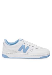 New Balance Sneakersy BB80BLU W Biały. Kolor: biały. Materiał: skóra