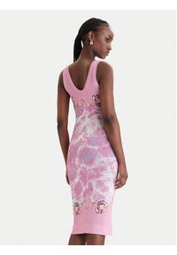 Versace Jeans Couture Sukienka codzienna 80HAO9P6 JS545 Różowy Slim Fit. Okazja: na co dzień. Kolor: różowy. Materiał: wiskoza. Typ sukienki: proste. Styl: casual #5