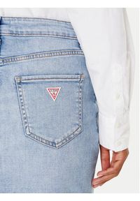Guess Spódnica jeansowa W5YD1L D5QQ0 Niebieski Regular Fit. Kolor: niebieski. Materiał: syntetyk