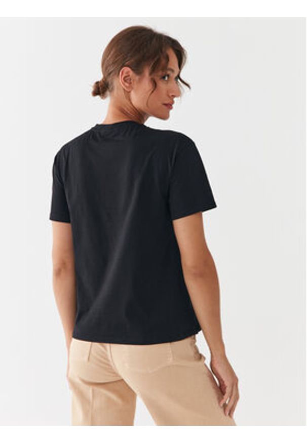 United Colors of Benetton - United Colors Of Benetton T-Shirt 3096D102O Czarny Regular Fit. Kolor: czarny. Materiał: bawełna