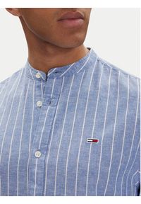 Tommy Jeans Koszula DM0DM20893 Niebieski Regular Fit. Kolor: niebieski. Materiał: bawełna