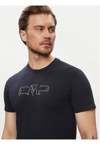 CMP T-Shirt 32D8147P Granatowy Regular Fit. Kolor: niebieski. Materiał: bawełna #4